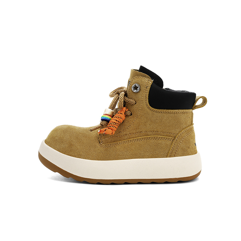 

Высокие повседневные ботинки для детей Abrasion Resistant Slip Resistant Jeep, luxury коричневый[thin cotton]