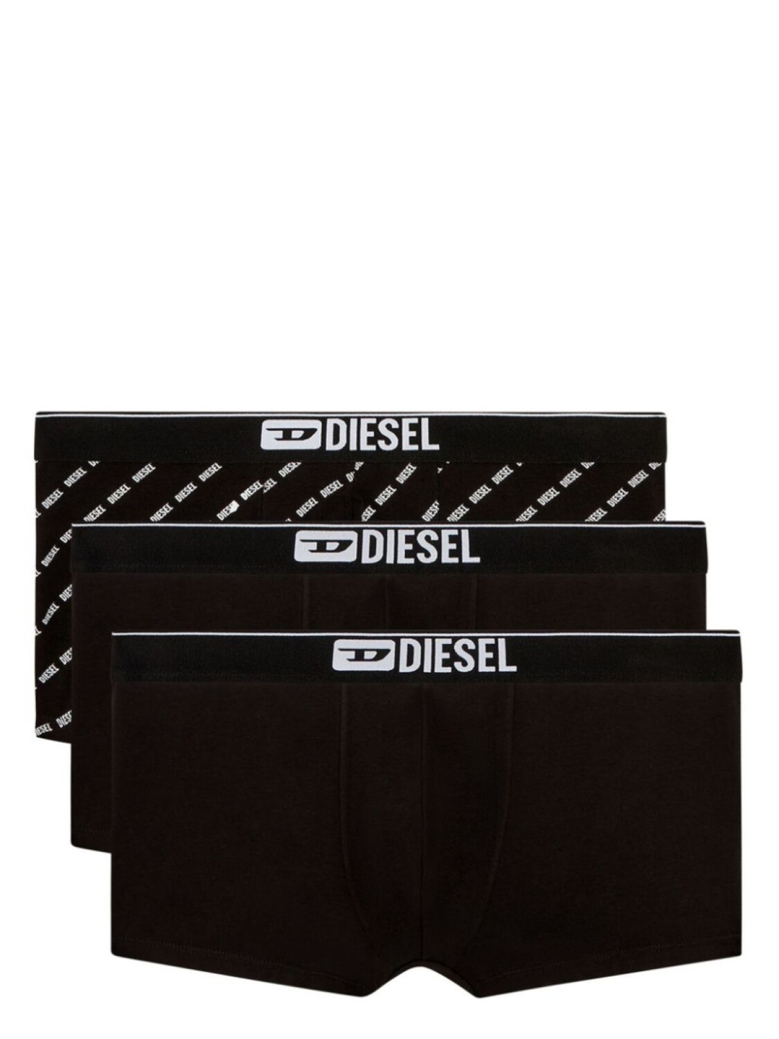 

Diesel комплект Damien из трех боксеров, черный
