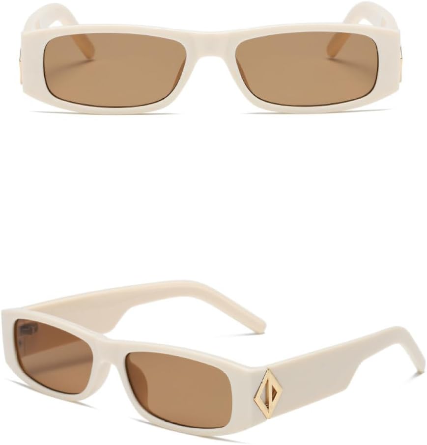 

Солнцезащитные очки прямоугольной формы для женщин, маленькая оправа, винтажные солнцезащитные очки для мужчин, ретро-очки с защитой от УФ-излучения UV400 generic, 22041 C6