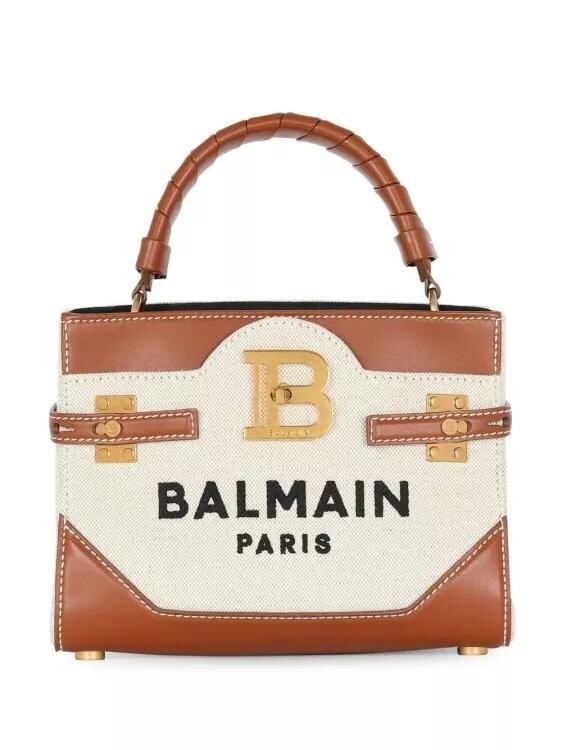 

Сумка b buzz 22 с верхней ручкой Balmain, бежевый