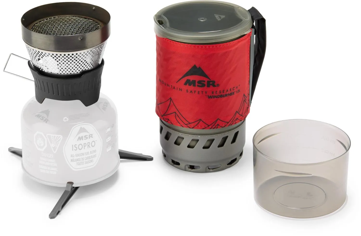 

Ветрозащитная персональная система плиты MSR, Red