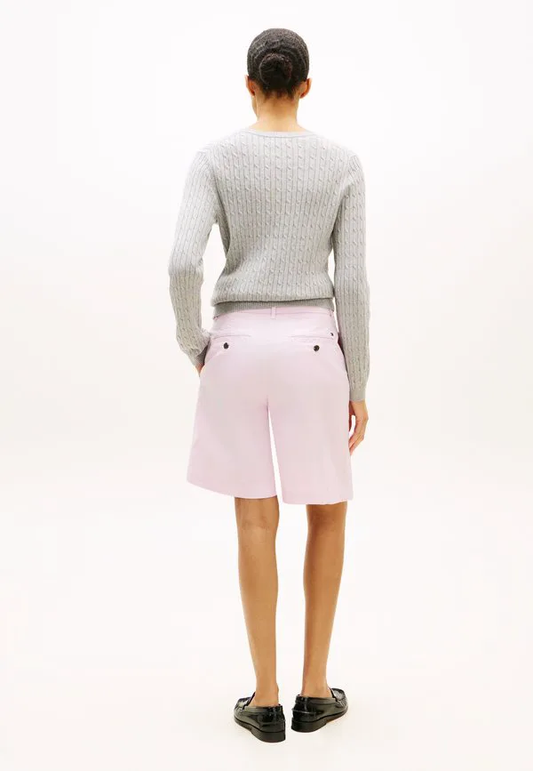 Выстиранные обычные шорты-чиносы Tommy Hilfiger, Lilac Powder — фото 3