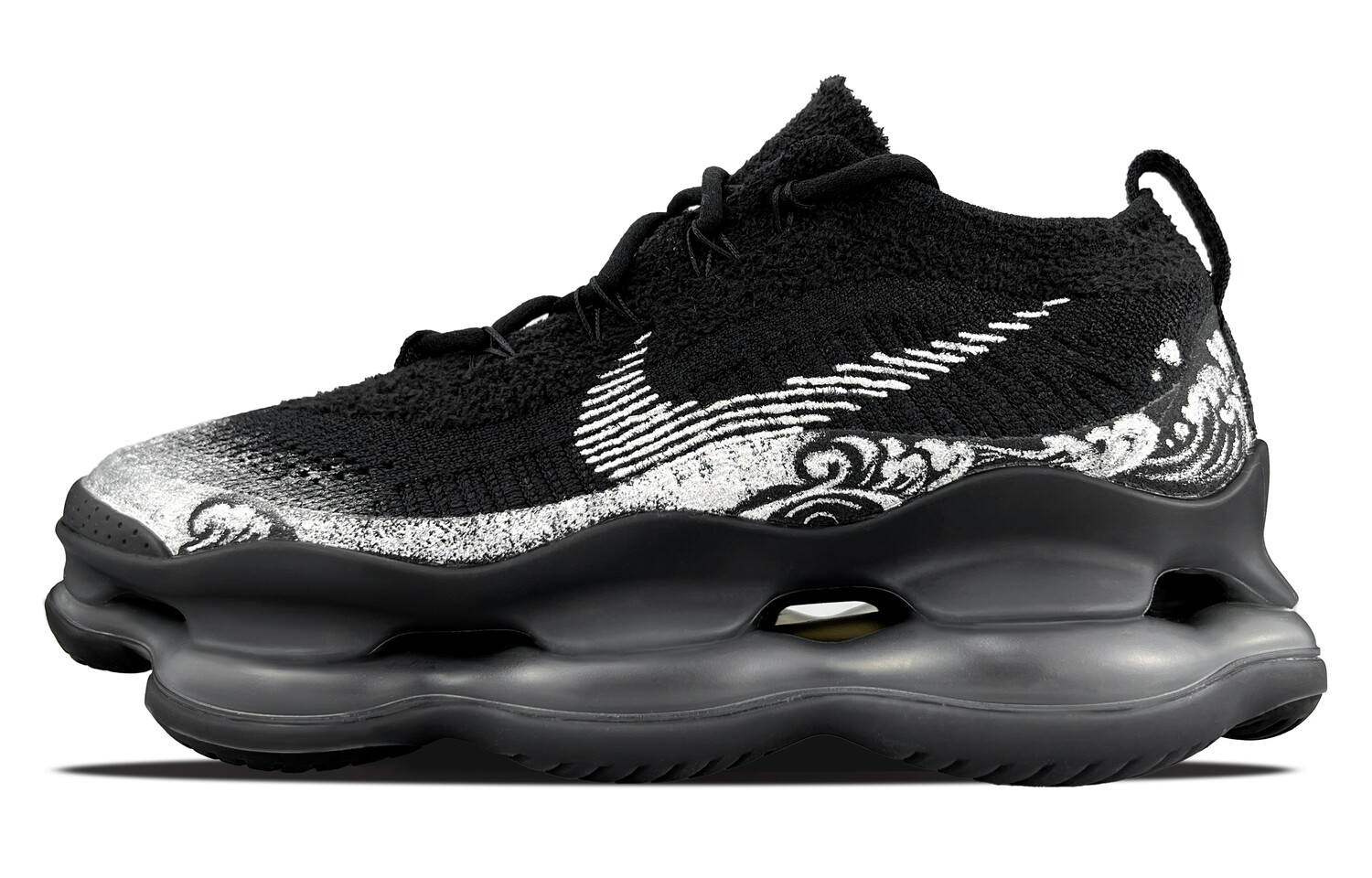 

Кроссовки Air Max Scorpion женские с низким верхом, черные/серебристые Nike