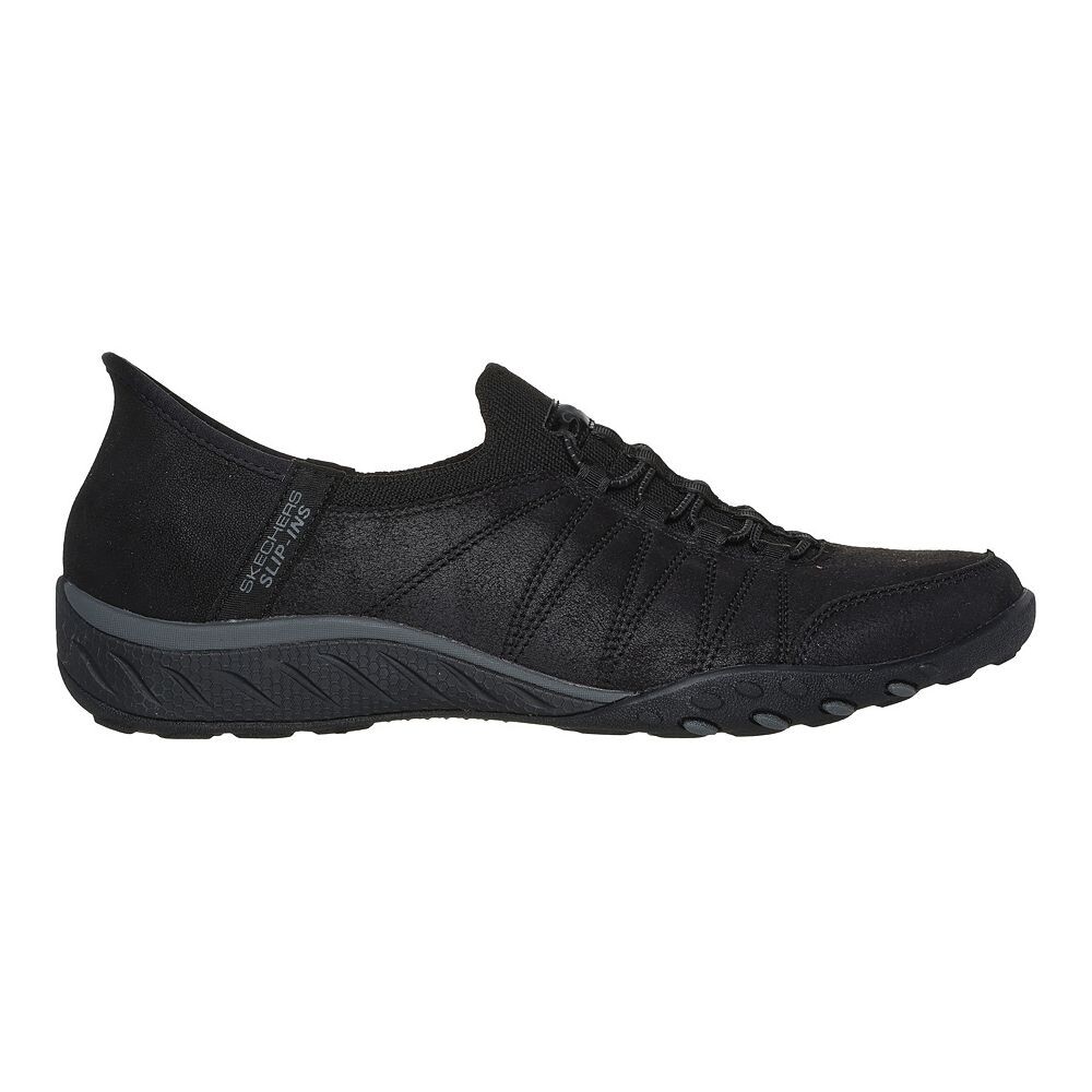 Женская обувь Skechers Hands Free Slip-ins Relaxed Fit Breathe Easy Home Body, цвет Dark Taupe — фото 2