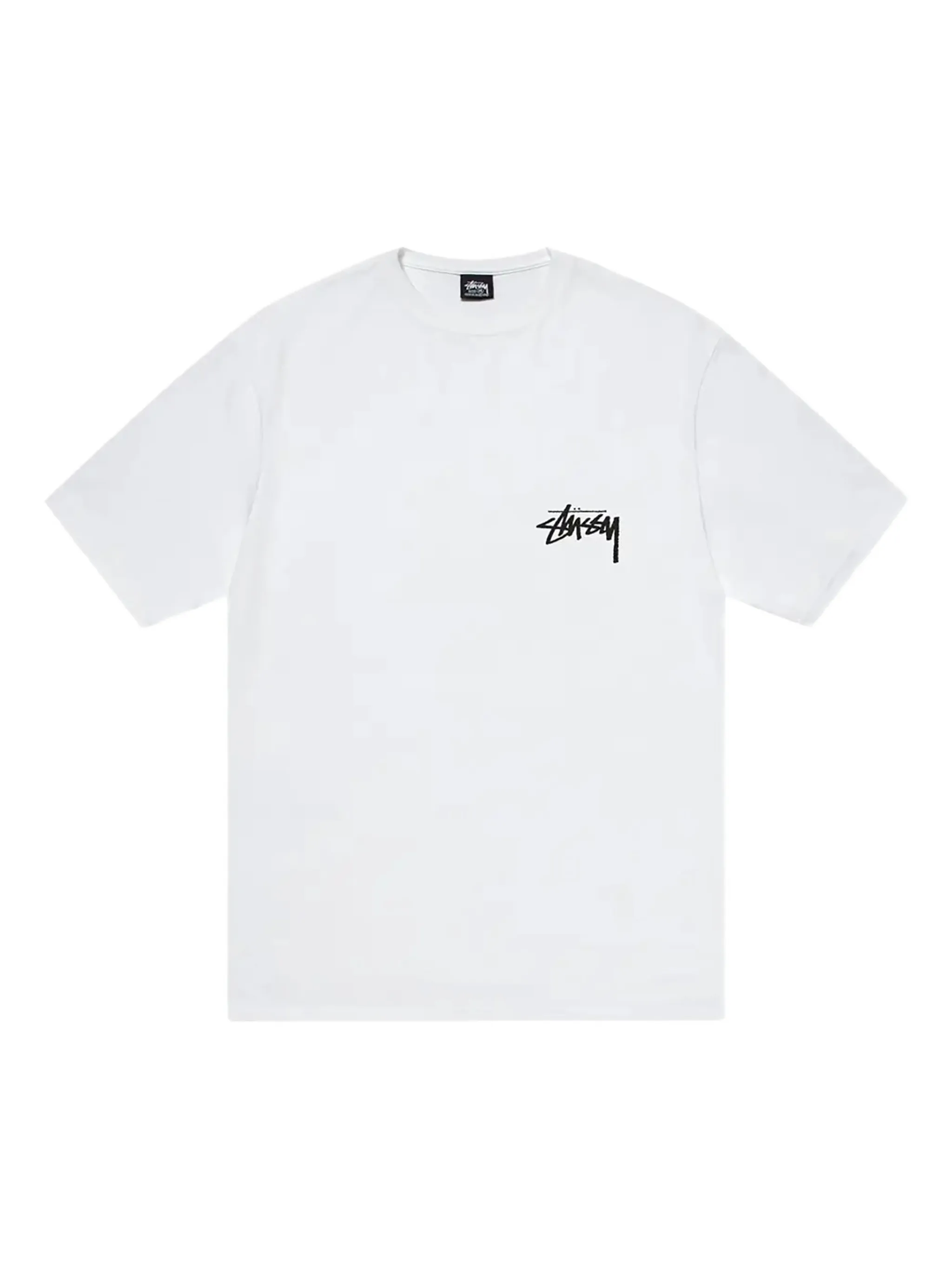 

Футболка с графичным принтом Stüssy, белый