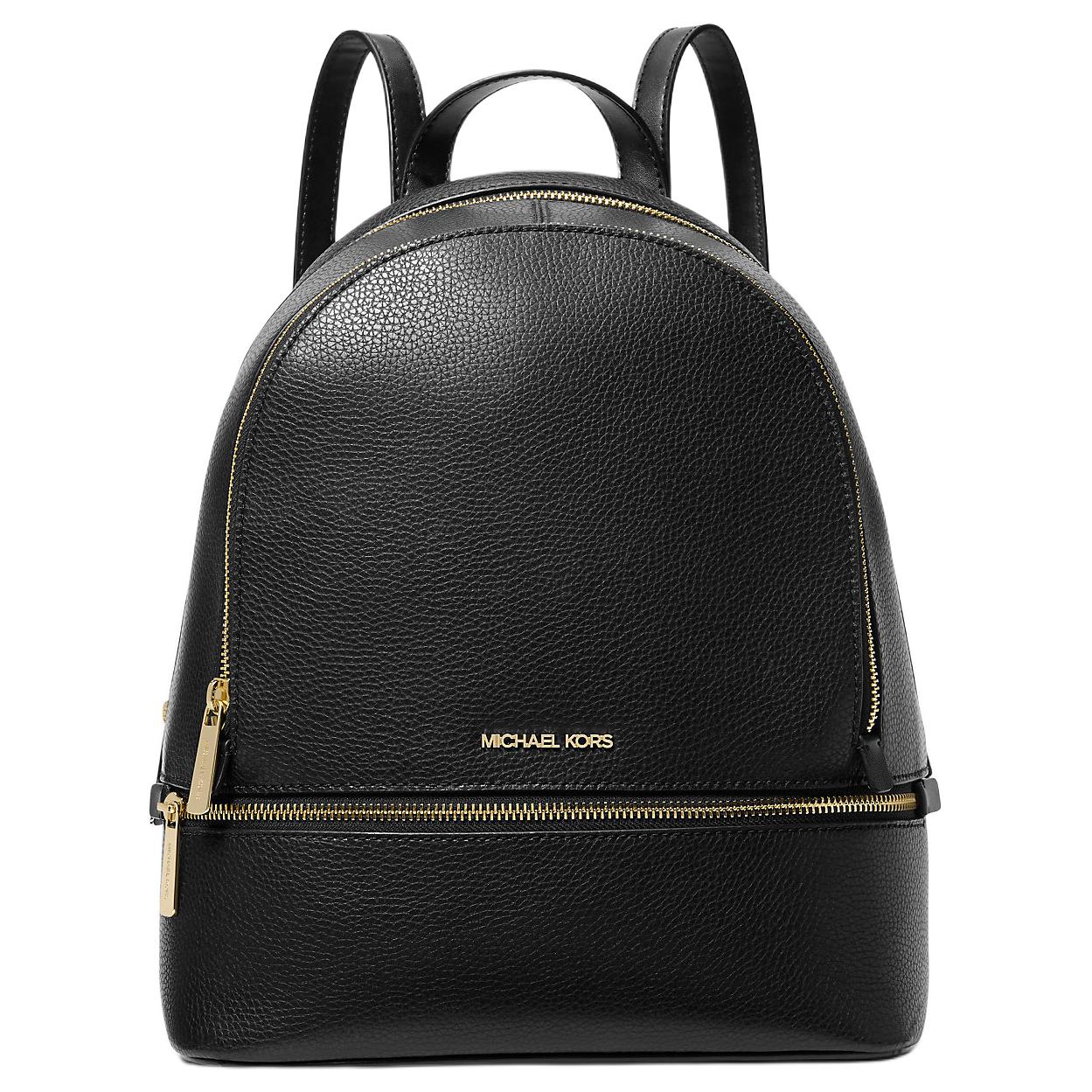 

MICHAEL KORS Кожаный рюкзак средний женский черный