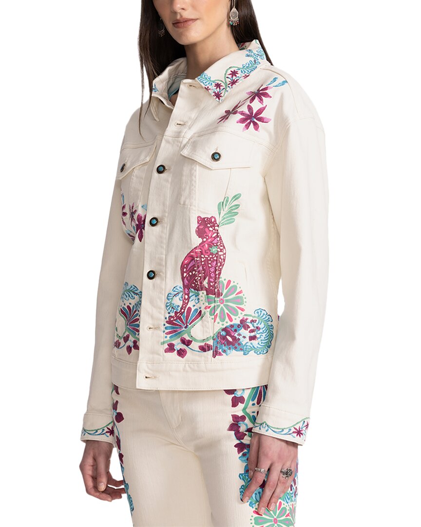 

Джинсовая куртка Johnny Was The Classic, белый