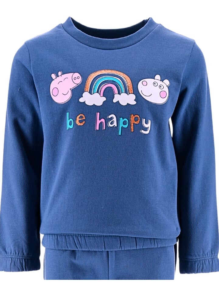 Толстовка Peppa Pig 2tlg. Outfit Sweatshirt & Hose Peppa Pig, синий — фото 2
