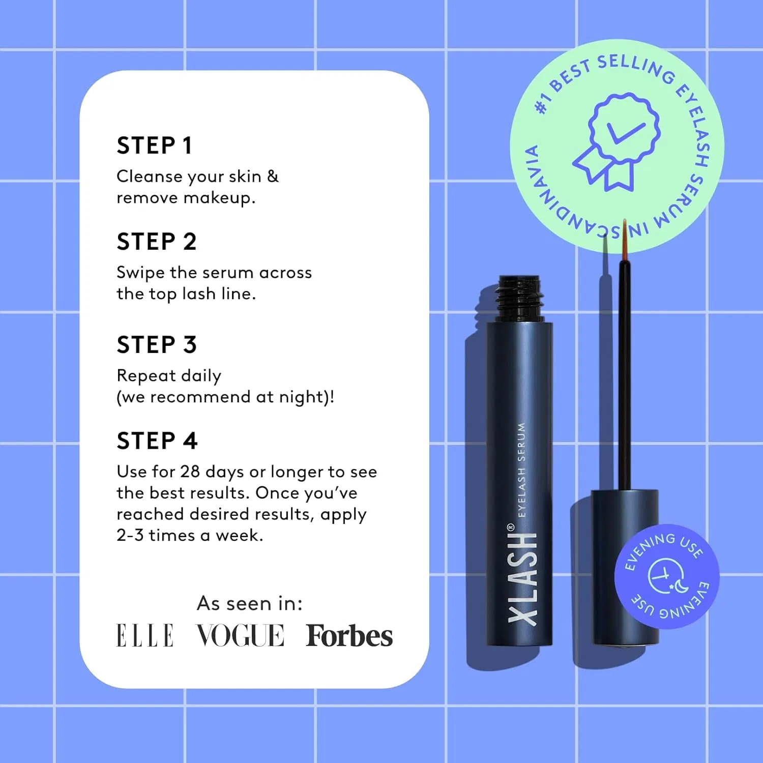 Сыворотка для роста ресниц и бровей XLASH Xlash, 3 Ml — фото 3