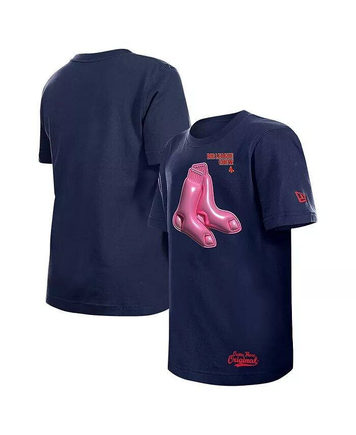 

Футболка Boston Red Sox для больших мальчиков и девочек в морском стиле New Era