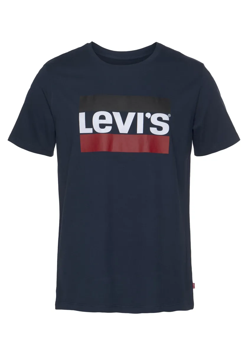 Футболка Levi's с большим логотипом, цвет морской волны — фото 4