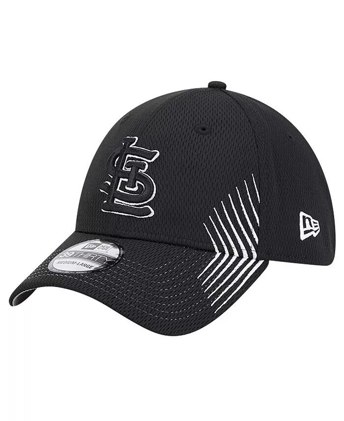 

Мужская черная кепка St. Louis Cardinals Active Dash Mark 39THIRTY Flex New Era, черный