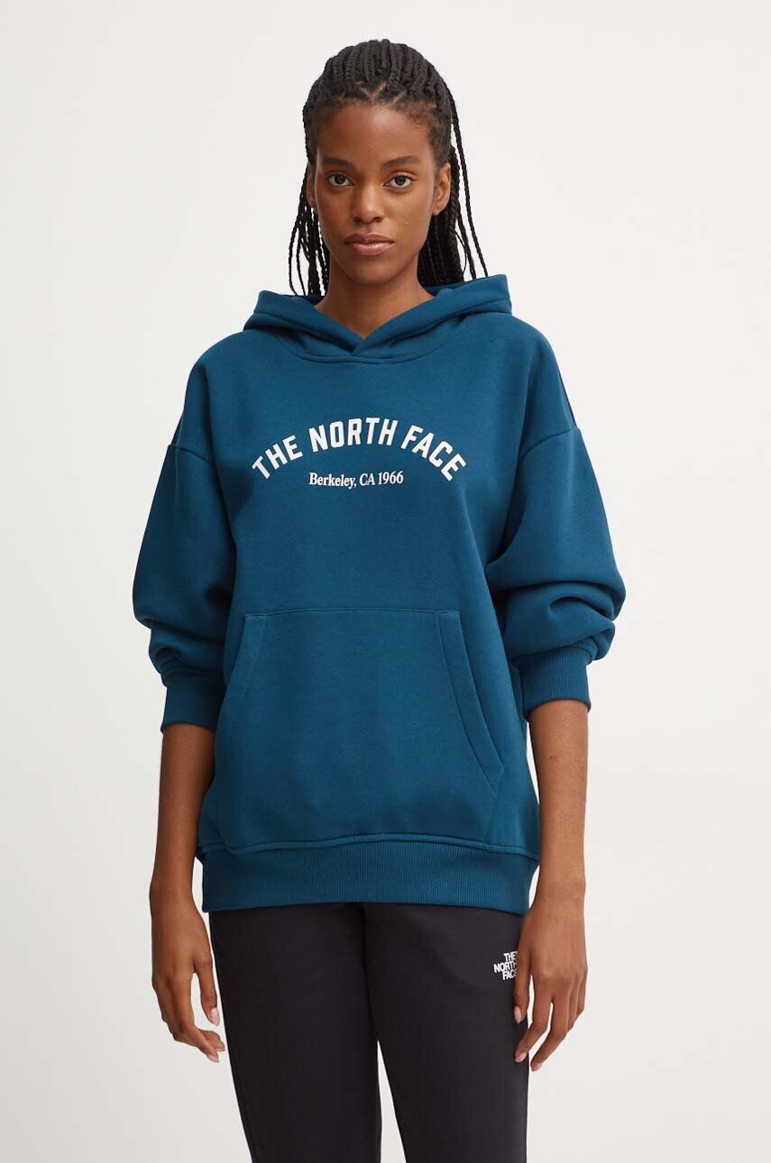 

Толстовка The North Face Varsity с графическим рисунком, бирюзовый