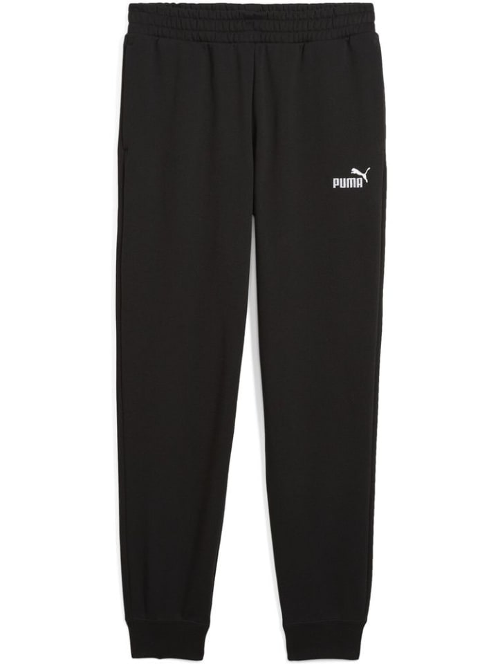 

Спортивные брюки "ESS No.1 Logo Sweatpants FL cl" черного цвета Puma