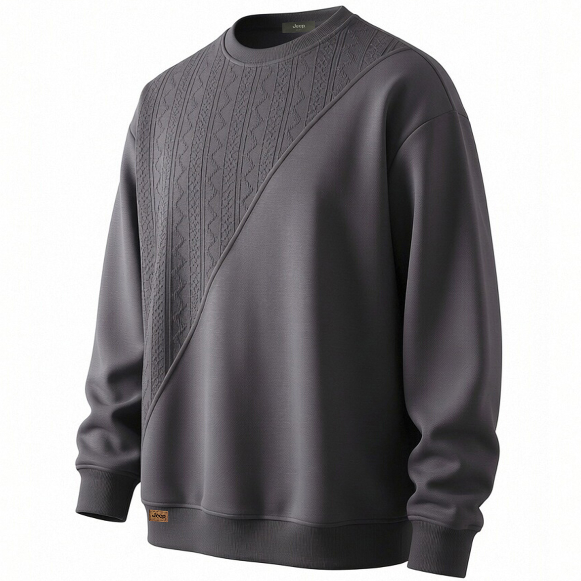 

Свитшот Unisex Crew Neck Moderate Jeep, серый