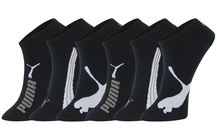 

Носки унисекс Puma, цвет 2 sets of 6 double (black)