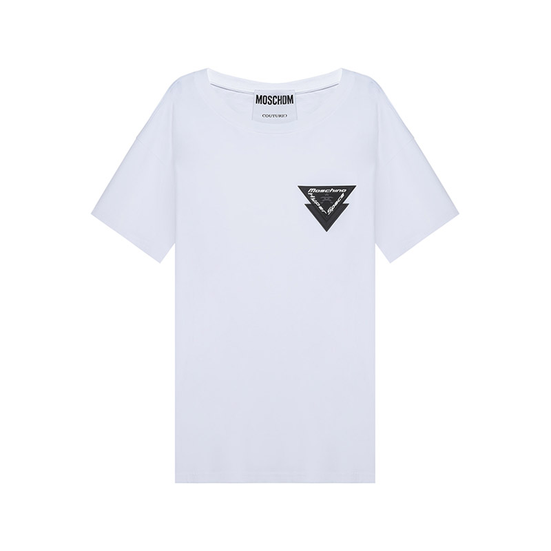 

MOSCHINO Футболка мужская белая, Белый, MOSCHINO Футболка мужская белая