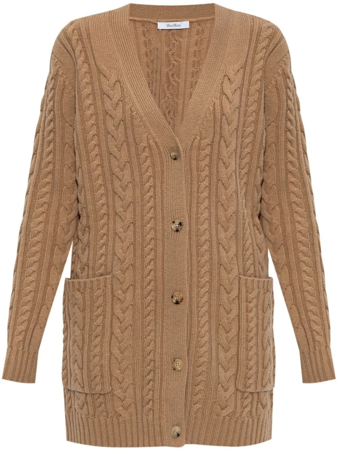 

Max Mara кардиган крупной вязки, коричневый
