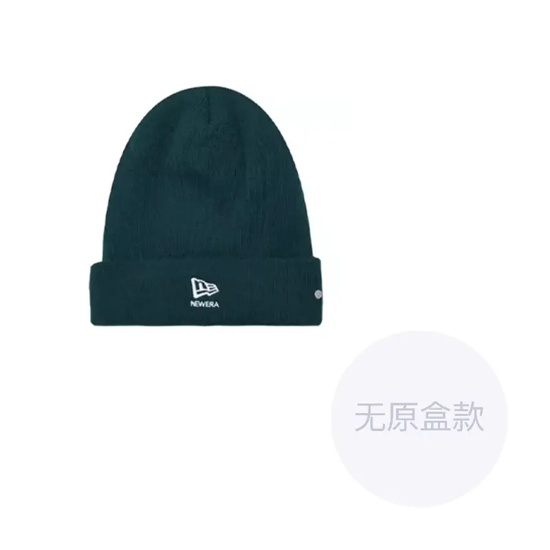 

New Era Акриловая вязаная шапка унисекс зелёная, Green