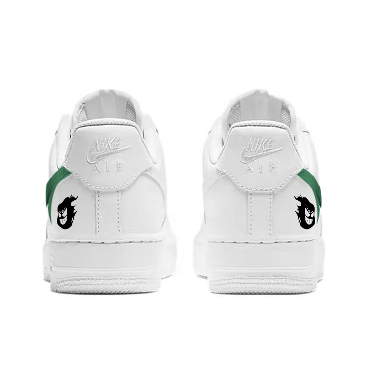 Кроссовки Nike Air Force 1 Skateboarding Shoes Women's Low-top Black/white, белый — фото 4