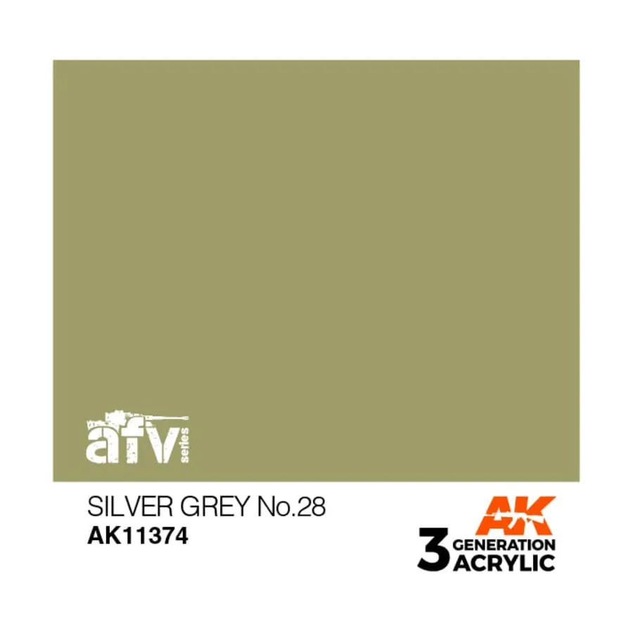 

Серебристо-серый № 28, 3rd Gen Acrylic - AFV