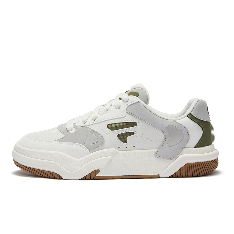 

FILA FUSION Кроссовки для скейтбординга GRIND, низкие, мужские, белые, серые