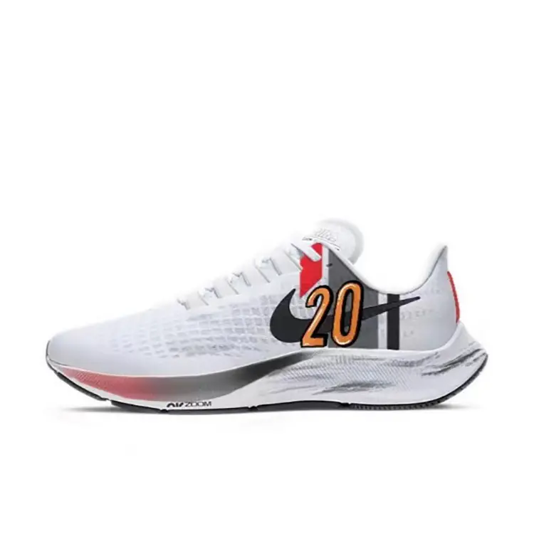 

Кроссовки Pegasus 37 мужские с низким верхом белые/серые/красные Nike