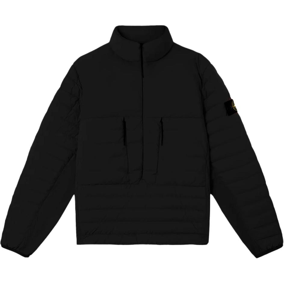 

STONE ISLAND Куртка с логотипом в стежке, Black