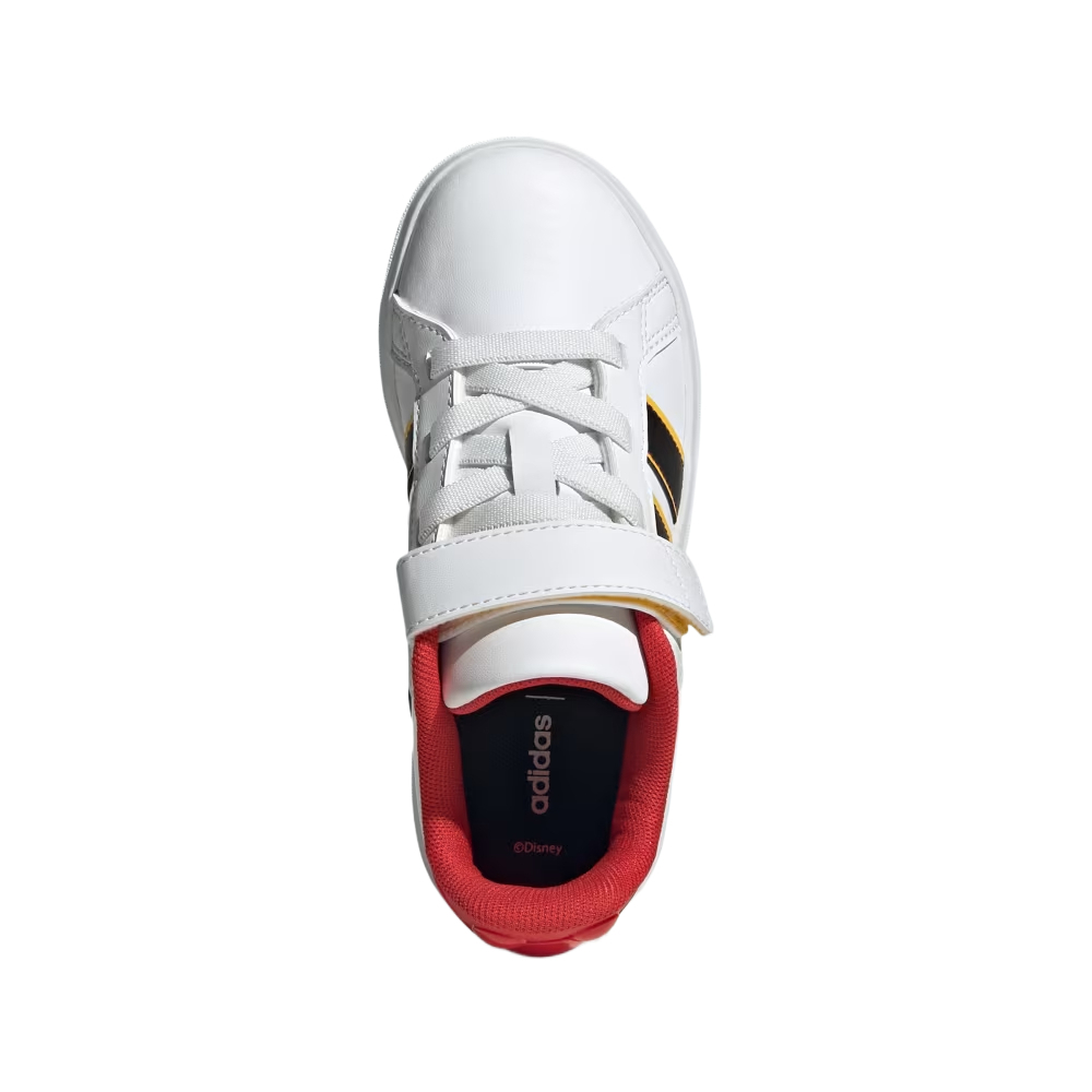Кроссовки детские с низким верхом X Disney Mickey Mouse Adidas, белый/черный — фото 4