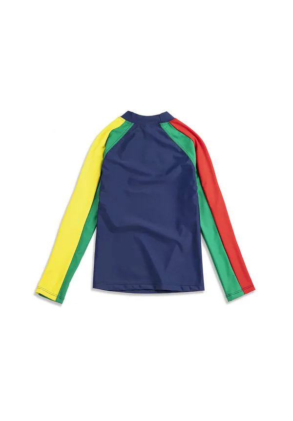 Футболка для серфинга с цветными блоками Bobo Choses, Navy Blue — фото 2