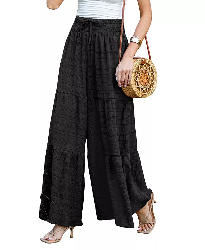 

Женские облегающие черные брюки Cupshe, черный