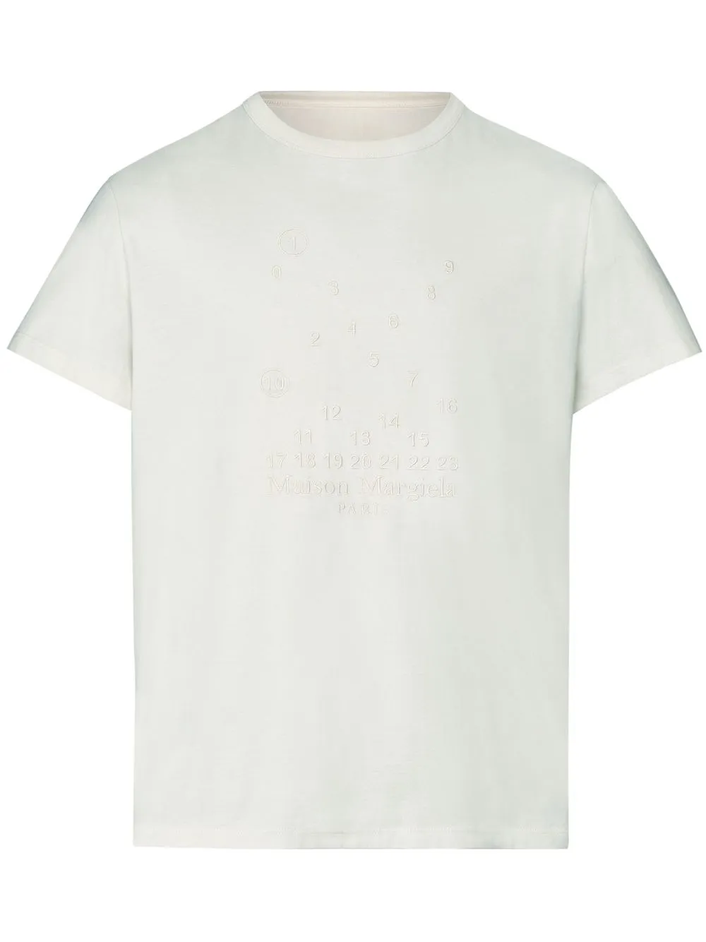 

Футболка Numeric с вышитым логотипом MAISON MARGIELA, белый