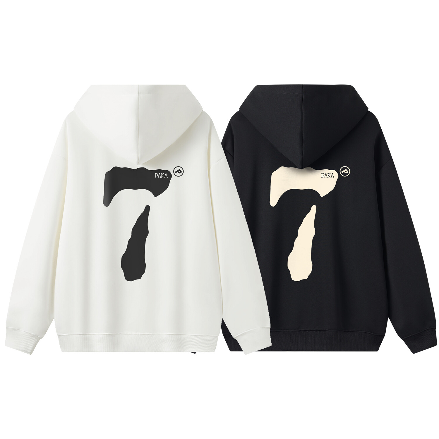 

Толстовка унисекс PAKA, Набор из 2 шт. (Бежевый и Темно-синий)