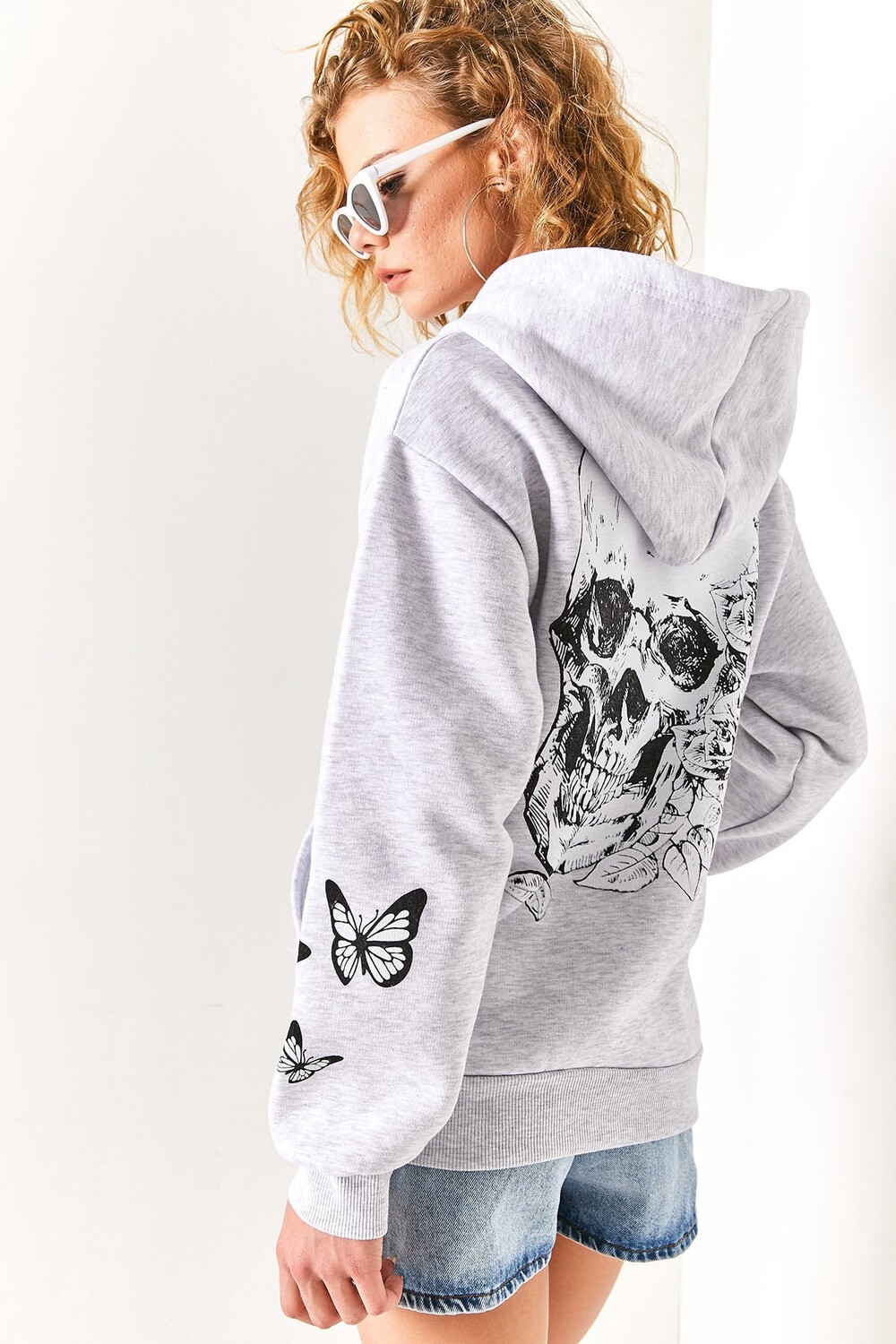 

Толстовка - Серый - Классический крой Olalook, серый