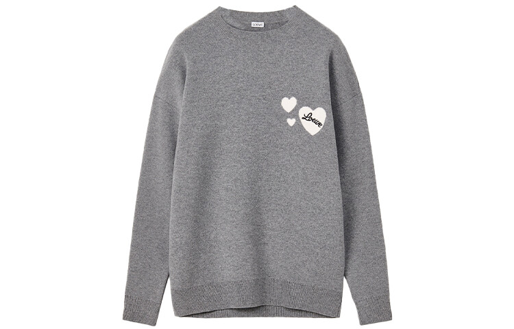 

Свитер мужской, серый, вересковый Loewe, цвет Heather Gray