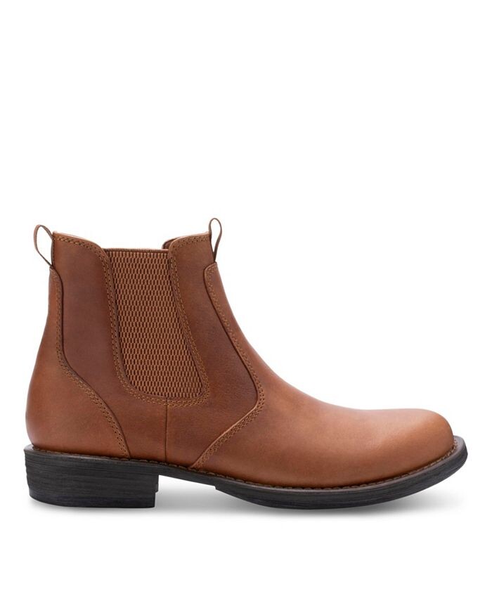 Мужские повседневные двойные ботинки челси без шнуровки Eastland Shoe, коричневый — фото 2