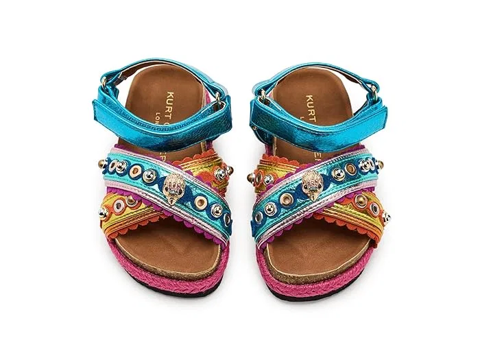 Сандалии деним Mini Kensington Espadrille Kurt Geiger London Kids, Multi — фото 3