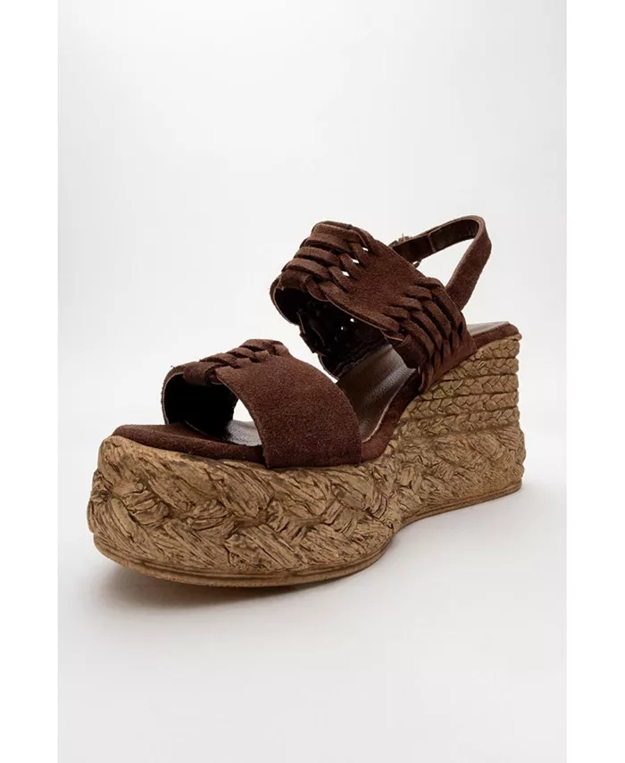 Оленьи замшевые платформенные эспадрильи Olien (женские) Forever & Always Shoes — фото 3