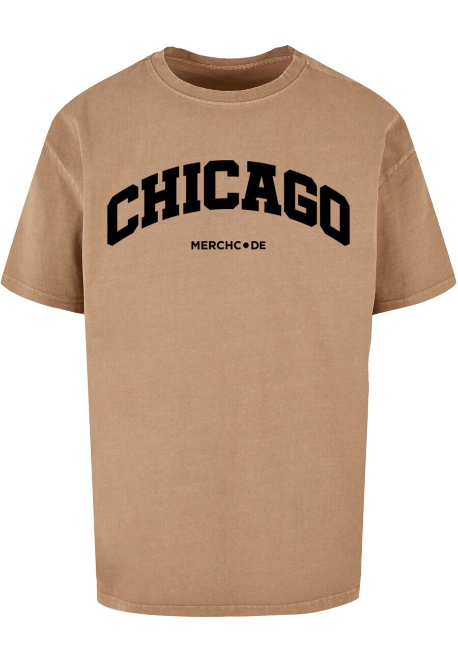 

Футболка Merchcode CHICAGO, темно-бежевый