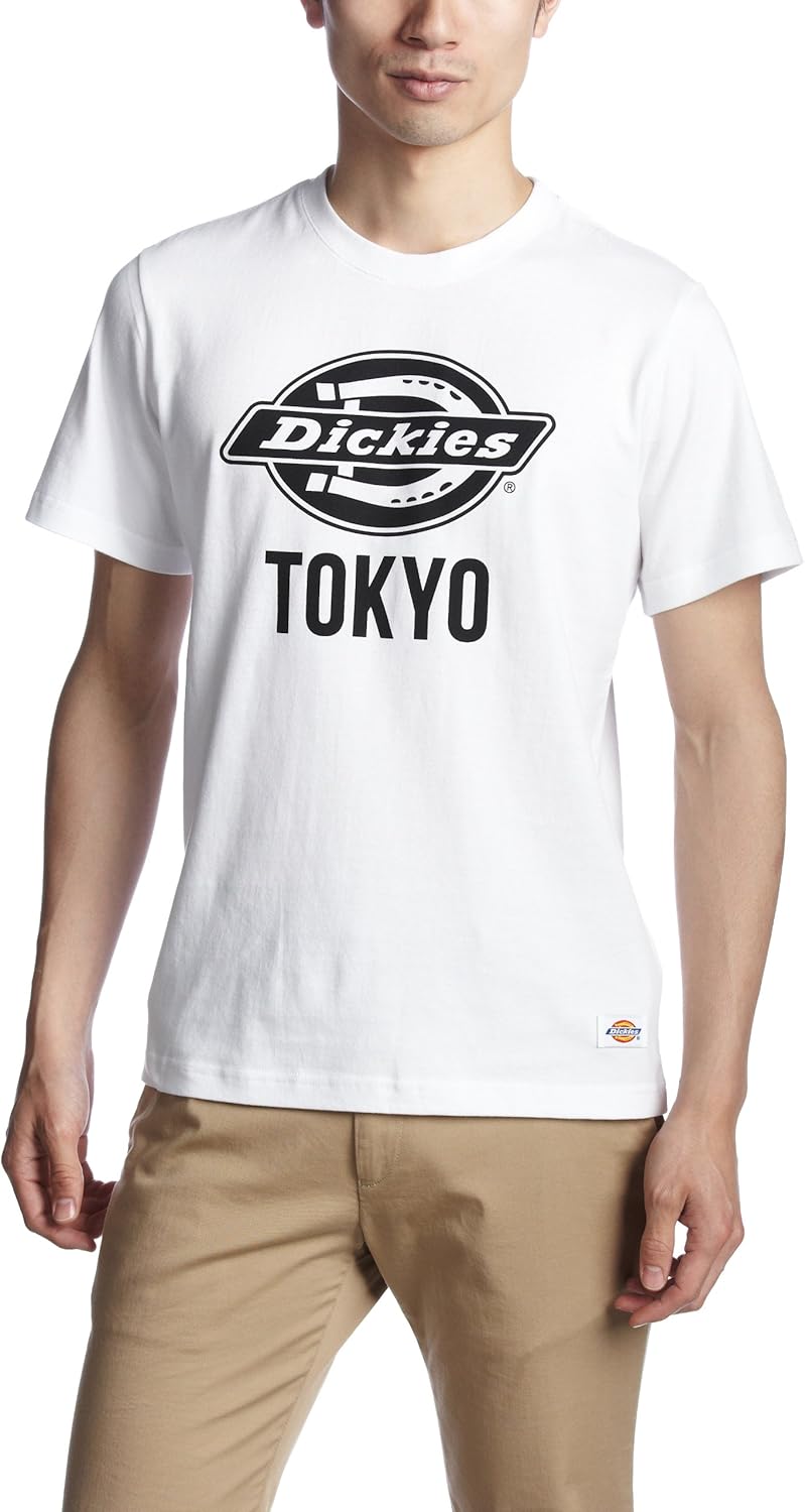 

Футболка Dickies с принтом, длина с рукавами 2,7 см, белый