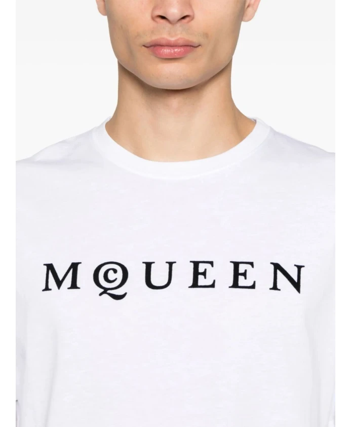 Классическая мужская футболка Nero Alexander Mcqueen, белый — фото 3