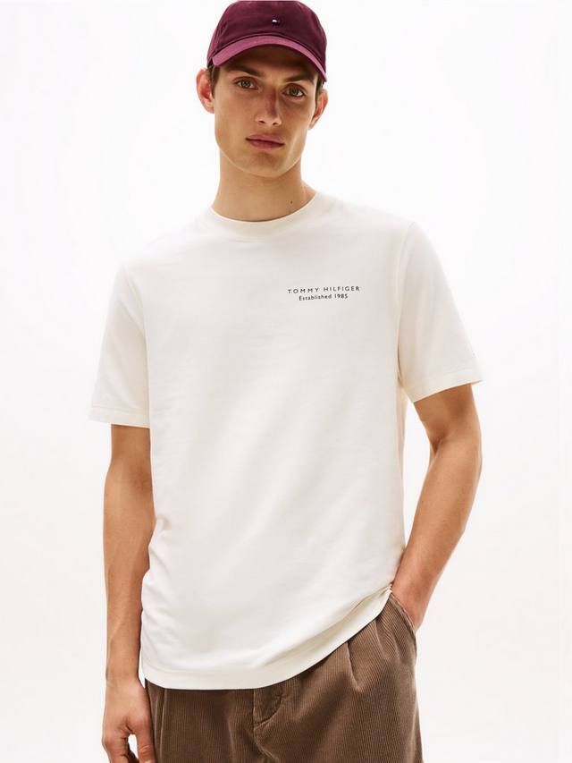 

Футболка из хлопка с принтом Logo Photo Tommy Hilfiger