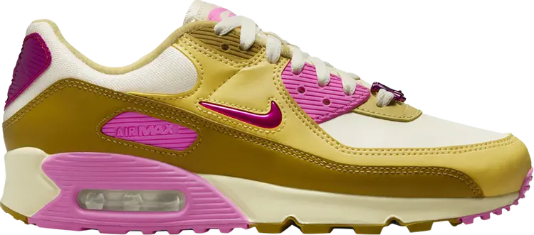 

Кроссовки Wmns Air Max 90 SE 'Dance - Bronzine Pink', золотой, Желтый, Кроссовки Wmns Air Max 90 SE 'Dance - Bronzine Pink', золотой