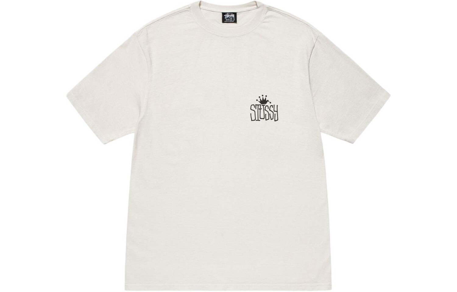 Футболка Crown International Pigment Dyed черного цвета Stussy, синий — фото 4