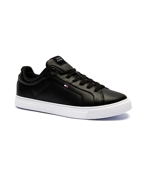 

Кожаные кроссовки Tommy Hilfiger, черный