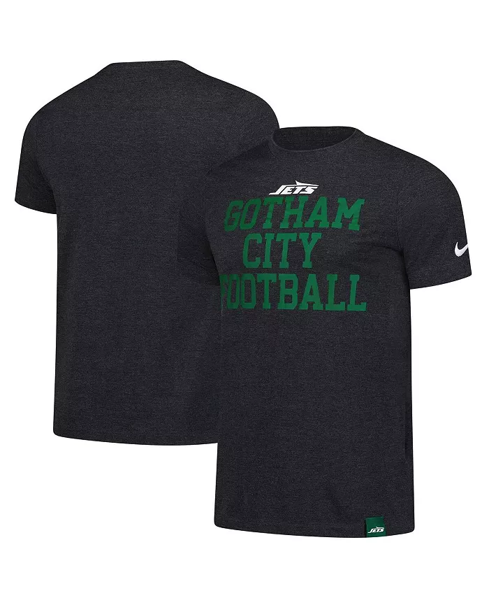 

Мужская футболка Heather Blitz New York Jets из трикотажа триблэнд Nike