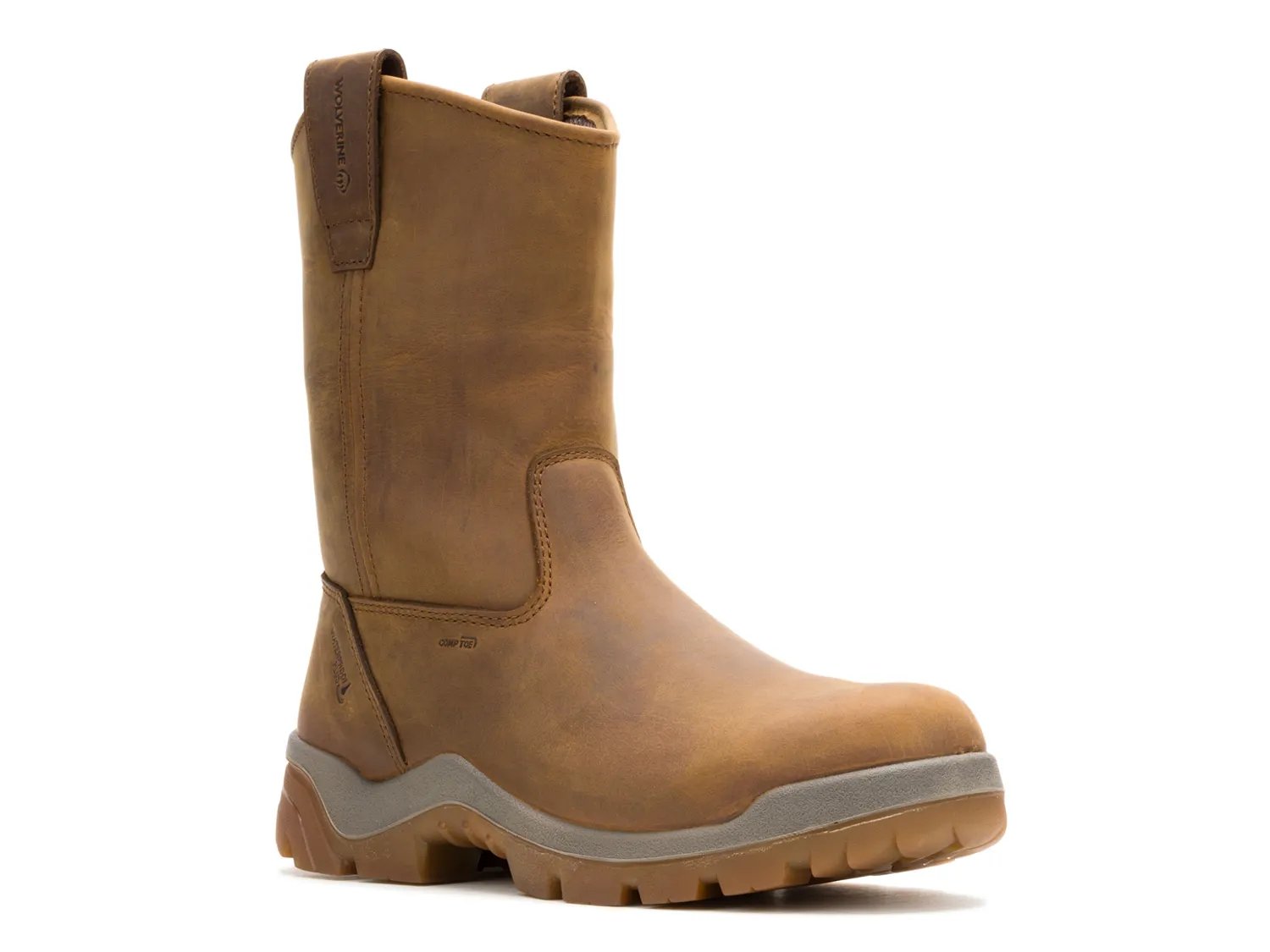 

Ботинки Wolverine Vantage HyperRest CarbonMax Composite Toe Wellington Work Boot - Men's, серо-коричневый