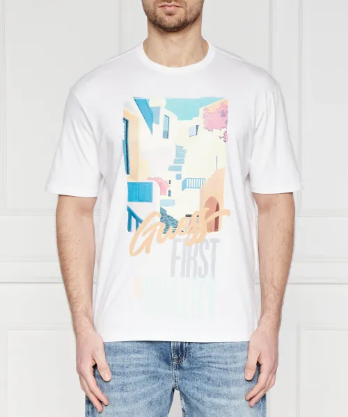 

Футболка Relaxed fit Guess Jeans, белый