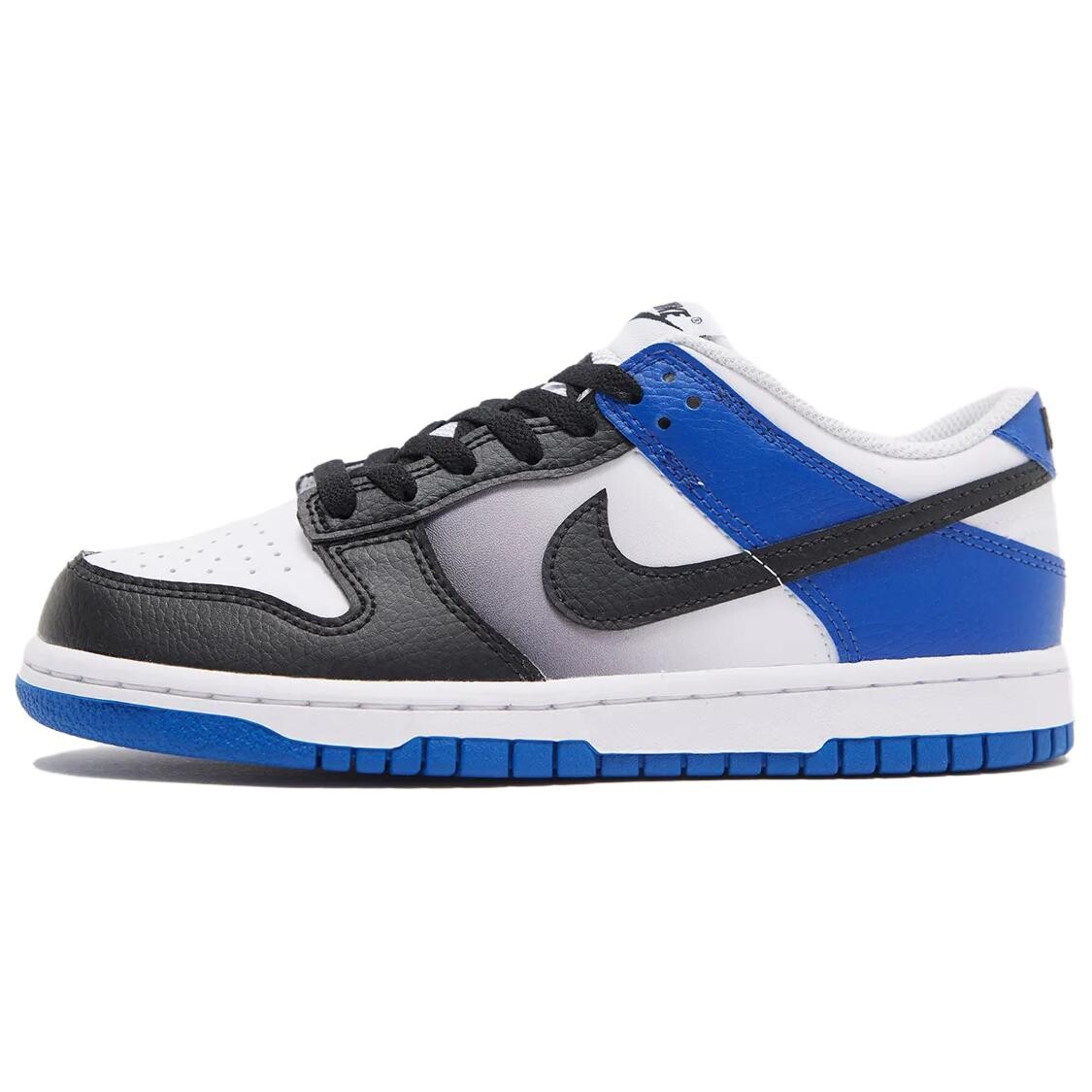 

Кроссовки Nike Dunk Low Game Royal White Black GS, синий/черный