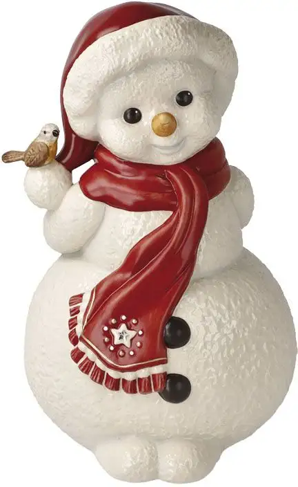 

Goebel Snowman "Рождественская фигурка - Счастливый зимний друг, высота ок. 22 см", коллекционная фигурка, рождественское украшение, декоративная фигурка из керамогранита, с сертификатом 14х22х14 см, цвет bunt